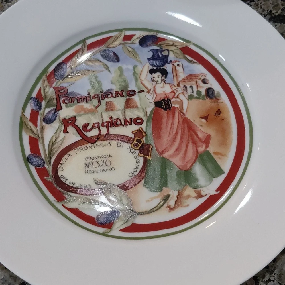 Cheese-Themed Decorative Plate Set